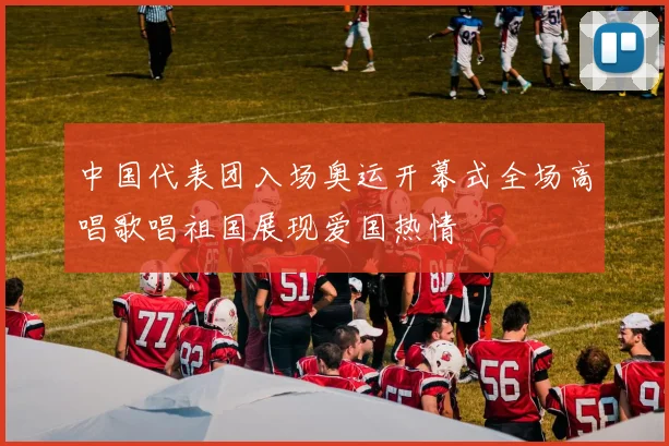 中国代表团入场奥运开幕式全场高唱歌唱祖国展现爱国热情